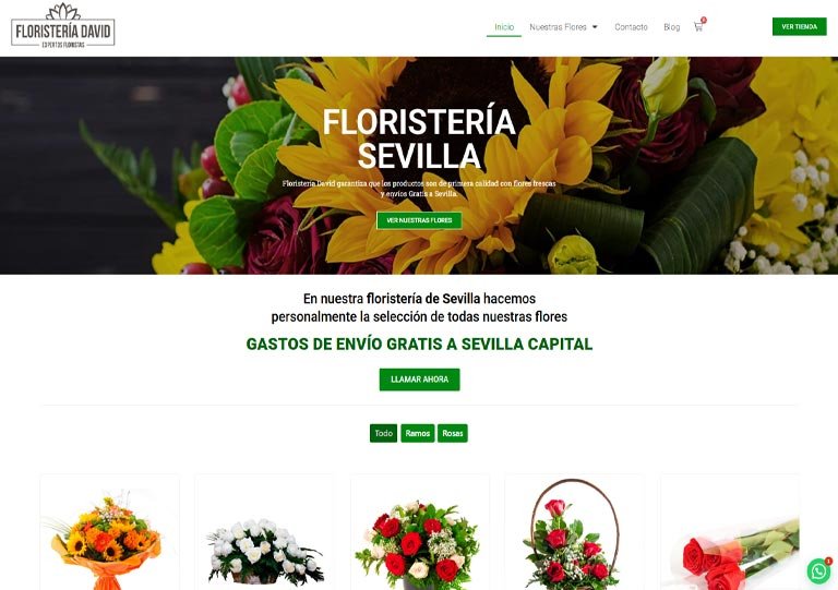 tienda online floristeria